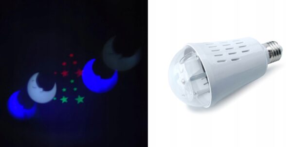 PROJEKTOR REFLEKTOR ŻARÓWKA LED KSIĘŻYCE 4W