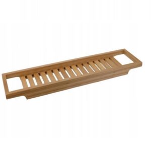 PÓŁKA NAKŁADKA NA WANNĘ BAMBUSOWA DOMOWE SPA