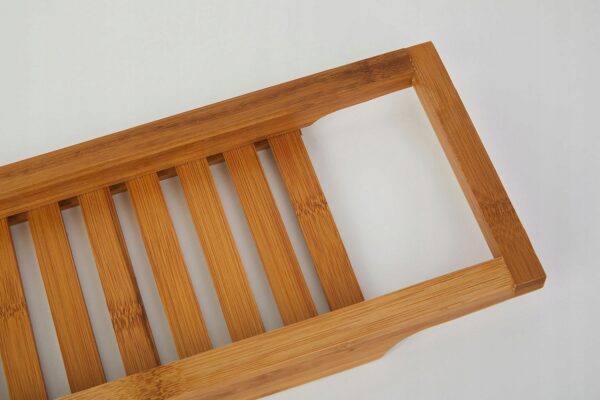 PÓŁKA NAKŁADKA NA WANNĘ BAMBUSOWA DOMOWE SPA - obrazek 6