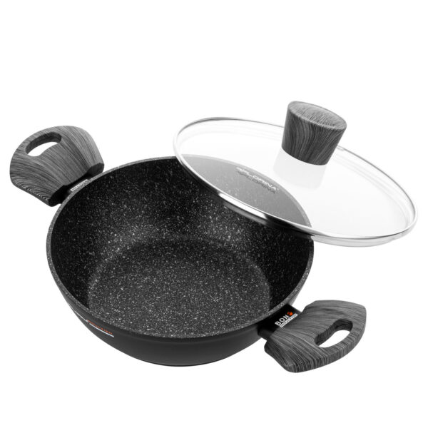 GARNEK ALUMINIOWY 20CM 1,6L Z POKRYWKĄ BONO FULL INDUCTION - obrazek 6