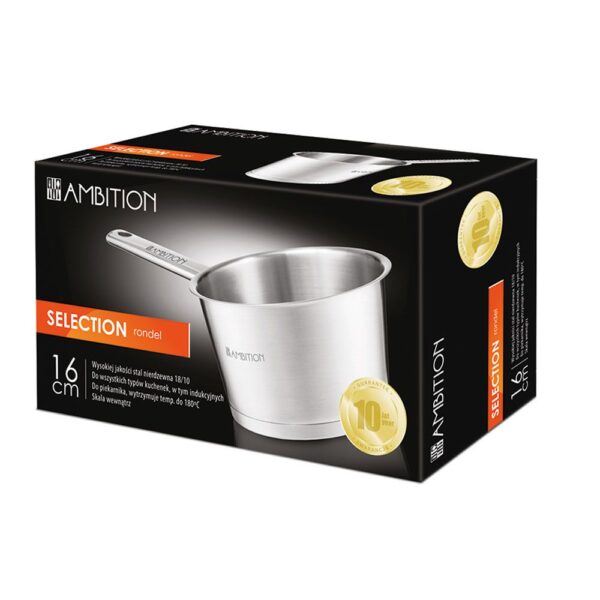 RONDEL ZE STALI NIERDZEWNEJ 16CM 1,7L AMBITION SELECTION - obrazek 8
