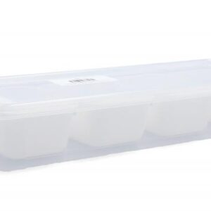 POJEMNIK PROSTOKĄTNY ORGANIZER BOX 2,5L Z 4 WKŁADAMI