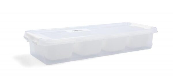 POJEMNIK PROSTOKĄTNY ORGANIZER BOX 2,5L Z 4 WKŁADAMI