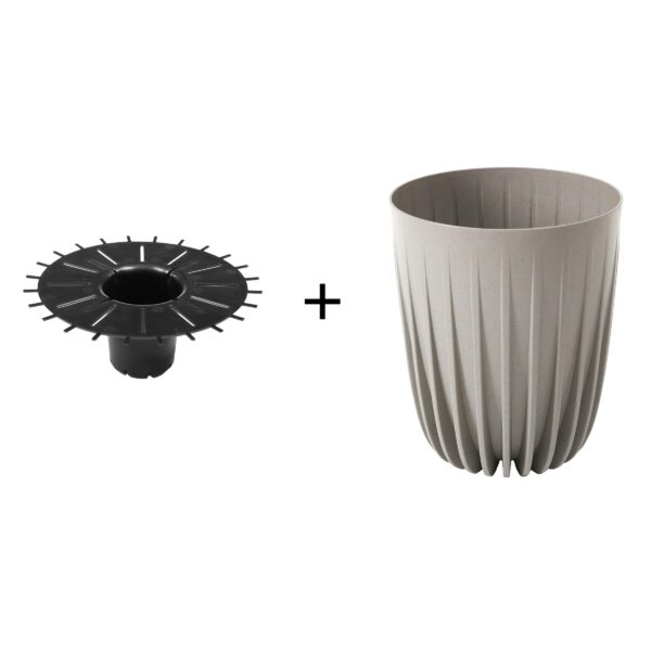 DONICZKA LAMELA OKRĄGŁA MIRA ECO 190 SZARY - obrazek 2