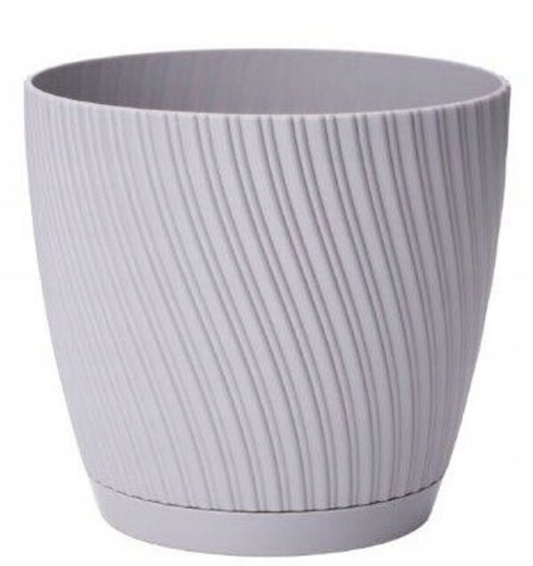 DONICZKA Z PODSTAWKĄ MIKA 17 CM SZARA - obrazek 7