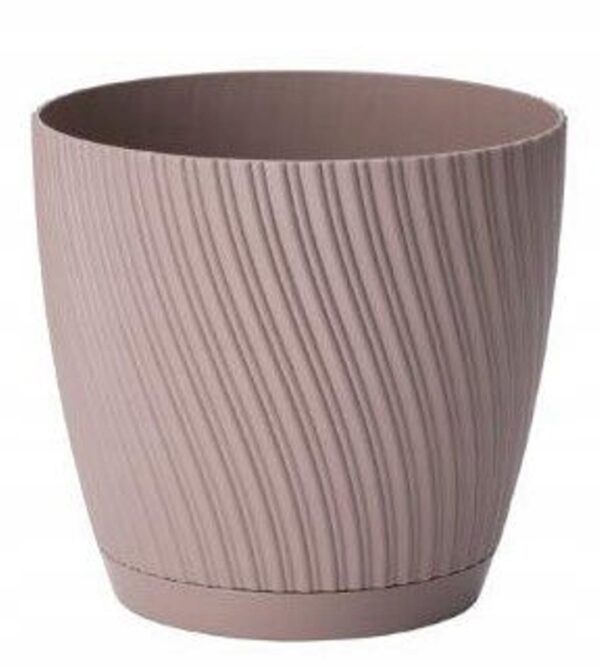 DONICZKA Z PODSTAWKĄ MIKA 15 CM SZARO BEŻOWA - obrazek 7