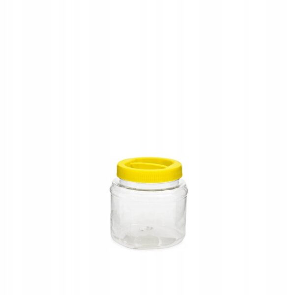 SŁOIK SŁÓJ Z ZAKRĘTKĄ PLASTIKOWY 0,75 L PET 750ML - obrazek 2