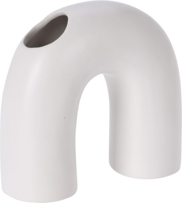 WAZON CERAMICZNY NOWOCZESNY KSZTAŁT 15 CM - obrazek 4