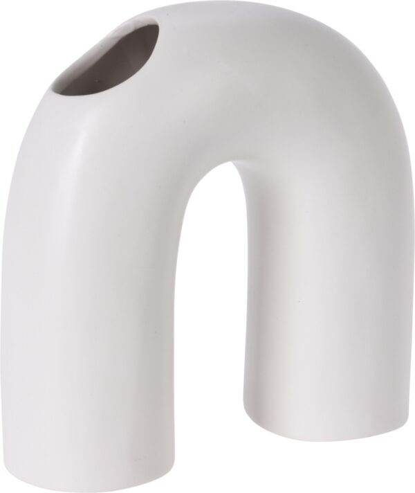 WAZON CERAMICZNY NOWOCZESNY KSZTAŁT 19 CM - obrazek 5