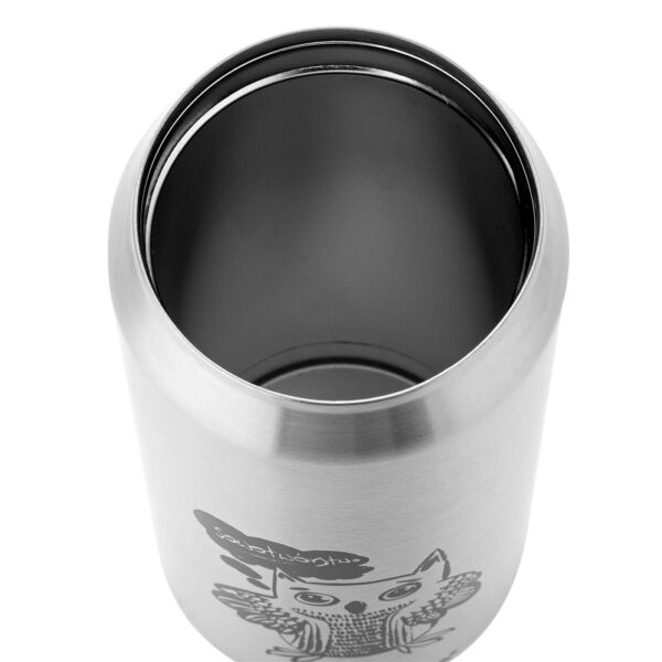 KUBEK TERMICZNY JAK PUSZKA METALOWA FUNNY FARM 350 ML - obrazek 4