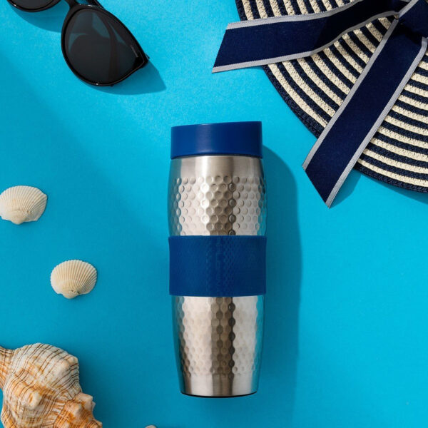 KUBEK TERMICZNY NIERDZEWNY PRESSTON NIEBIESKI 360 ML - obrazek 3