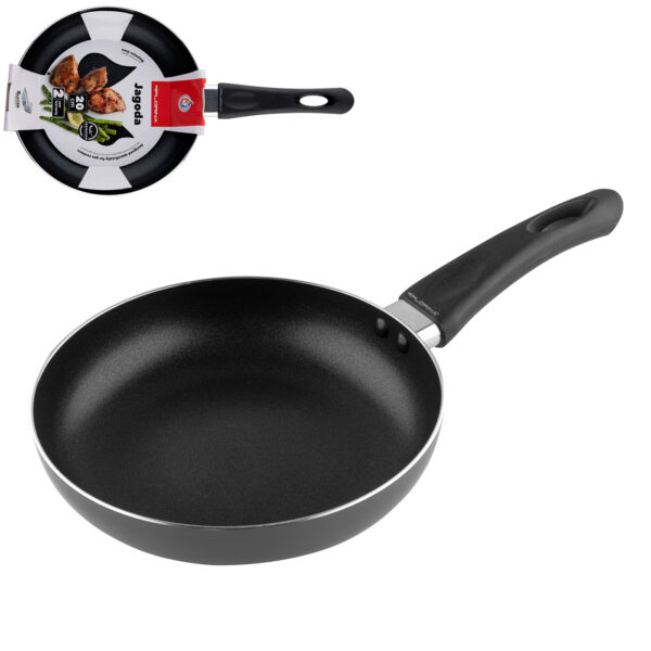 PATELNIA Z POWŁOKĄ NIEPRZYWIERAJĄCĄ 18 CM FLORINA JAGODA