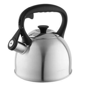 Czajnik Florina Onda 2,1 l – stalowy czajnik na indukcję i gaz z gwizdkiem