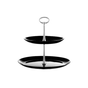 PATERA DWUPOZIOMOWA VALENCIA 19/25 CM CZARNA AMBITION