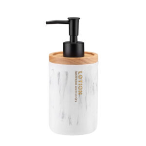 DOZOWNIK NA MYDŁO MARBLE BIAŁY MARMUROWY