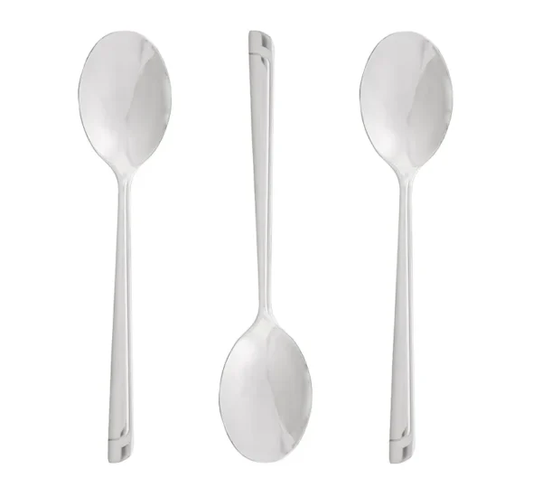 ZESTAW ŁYŻECZEK DO HERBATY COSMO  6 SZTUK SREBRNE - obrazek 5