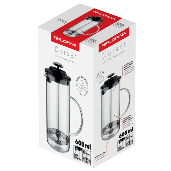 ZAPARZACZ DO KAWY HERBATY DORSET 600 ML - obrazek 8