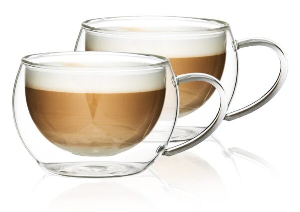 ZESTAW SZKLANEK TERMICZNYCH DUALI CAPPUCINO 2X270 ML VERONI - obrazek 5