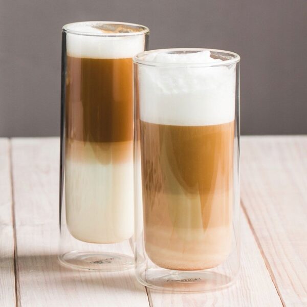 SZKLANKI Z PODWÓJNĄ ŚCIANKĄ 2X 420ML TERMICZNE - obrazek 2