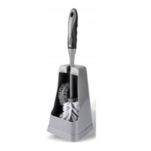 ZESTAW DO WC SZCZOTKA NA STOJAKU PLATINUM SREBRNA RAVI