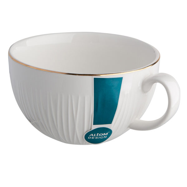 FILIŻANKA PORCELANOWA ALESSIA ZŁOTA LINIA 300 ML - obrazek 4