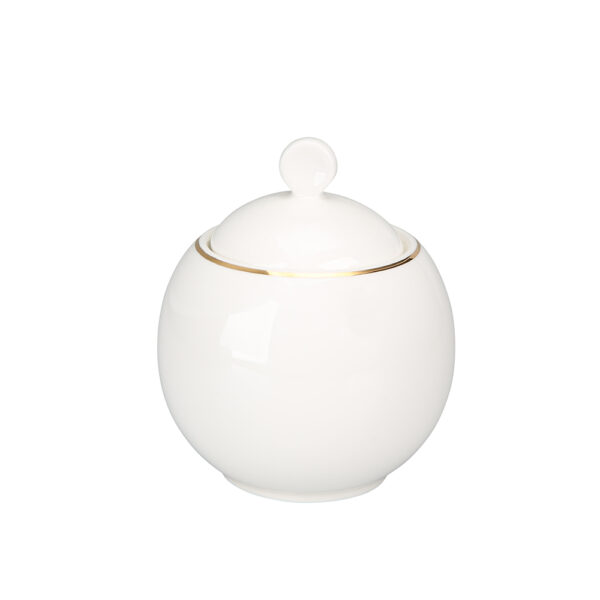 CUKIERNICA PORCELANOWA 380 ML BELLA ZŁOTA LINIA
