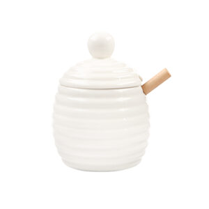 POJEMNIK NA MIÓD Z POKRYWKĄ I ŁYŻKĄ REGULAR  260 ML