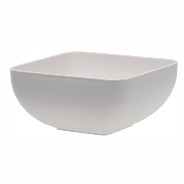 SALATERKA PLASTIKOWA MIRA MAGNOLIA KREMOWA 1,2L KWADRATOWA