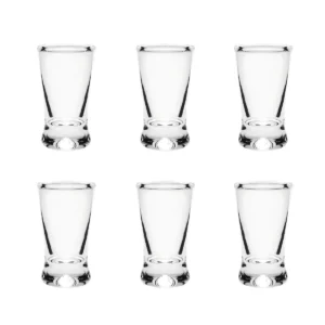 KLASYCZNE KIELISZKI DO WÓDKI KOMPLET 6x25 ML