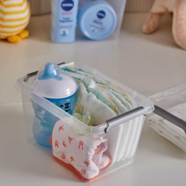 ZESTAW 2 POJEMNIKÓW ANTYBAKTERYJNYCH ANTIBACTERIAL 1,15 L Z JONAMI SREBRA - obrazek 5