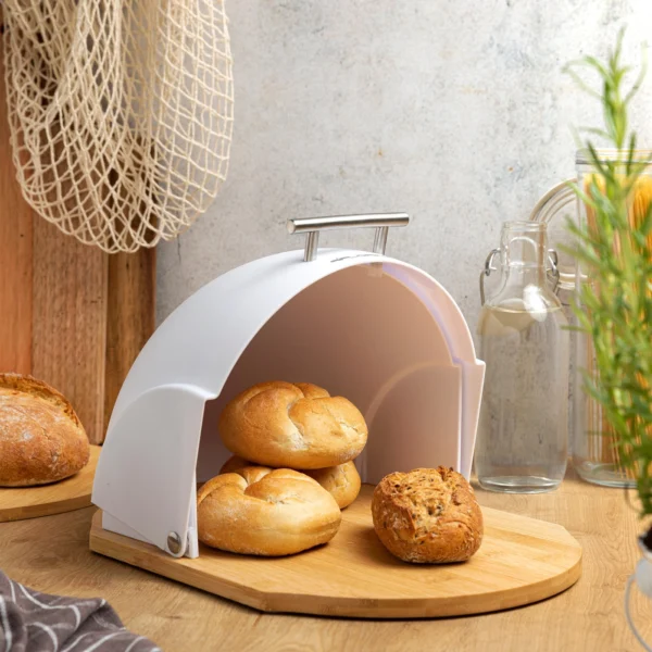 CHLEBAK  CAPRI HELMET 37x26x22 CM BIAŁY - obrazek 6