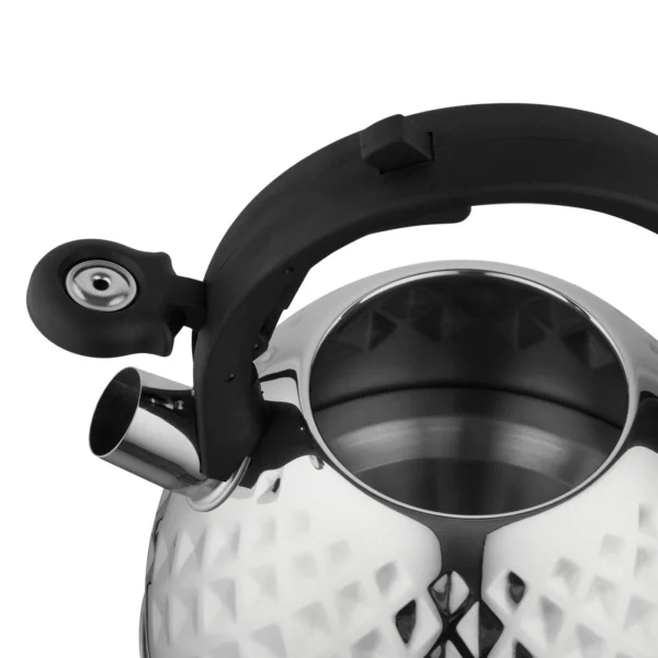 Czajnik nierdzewny Florina Fenny Mirror 2,5 l lustrzany czajnik na indukcję z gwizdkiem - obrazek 4