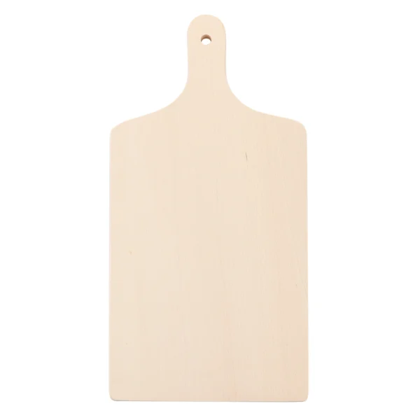 DESKA DO KROJENIA DREWNIANA Z RĄCZKĄ 14x31,5 CM - obrazek 2