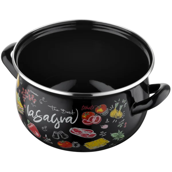 GARNEK EMALIOWANY LASAGNA 18 CM 3L EMALIA PLESZEW - obrazek 4