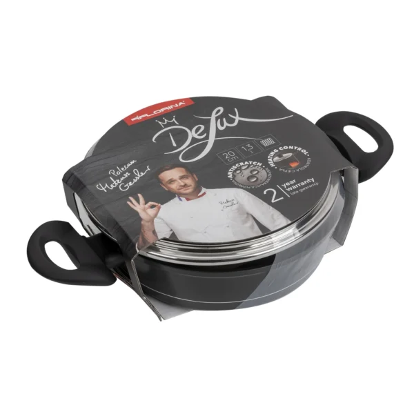 GARNEK ALUMINIOWY DELUX 20 CM 1,3 L NISKI - obrazek 2