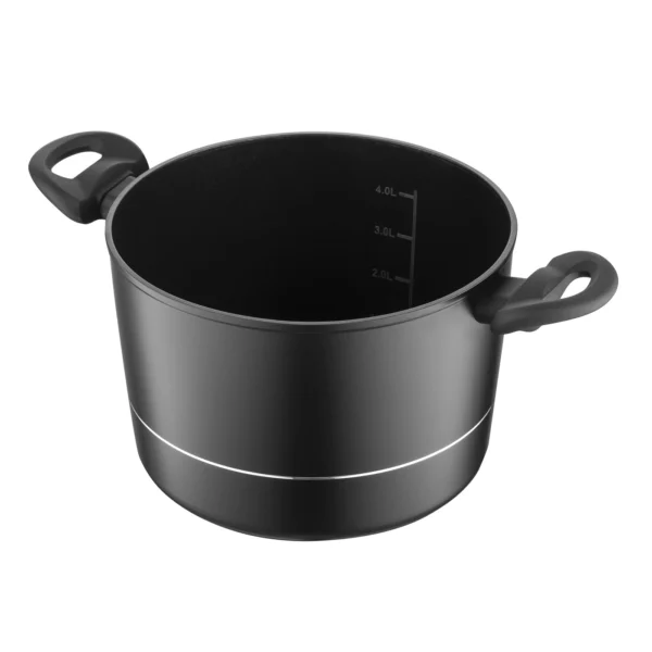 GARNEK ALUMINIOWY DELUX 22 CM 5 L WYSOKI - obrazek 4