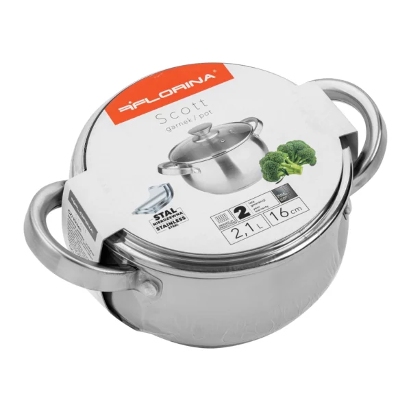 GARNEK NIERDZEWNY SCOTT 16 CM 2,1 L - obrazek 4