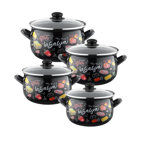 GARNEK EMALIOWANY LASAGNA 18 CM 3L EMALIA PLESZEW - obrazek 6