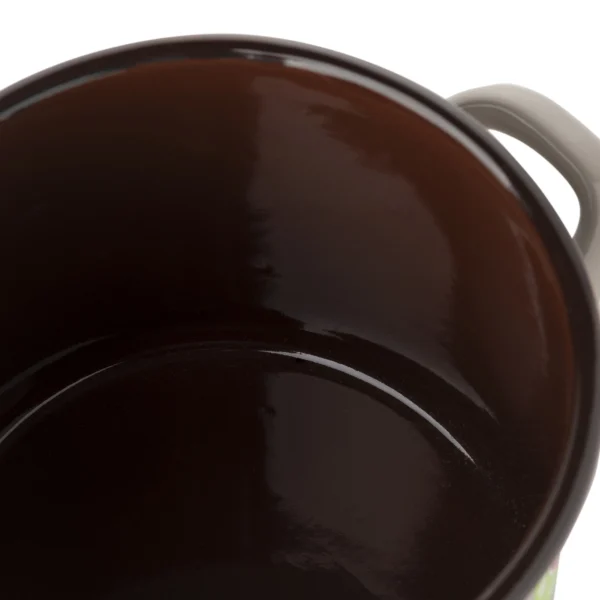GARNEK EMALIOWANY PROSTY BRUNA 22 CM 6,25 L - obrazek 4