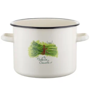 GARNEK EMALIOWANY PROSTY 20 CM 4,8 L SZPARAGI