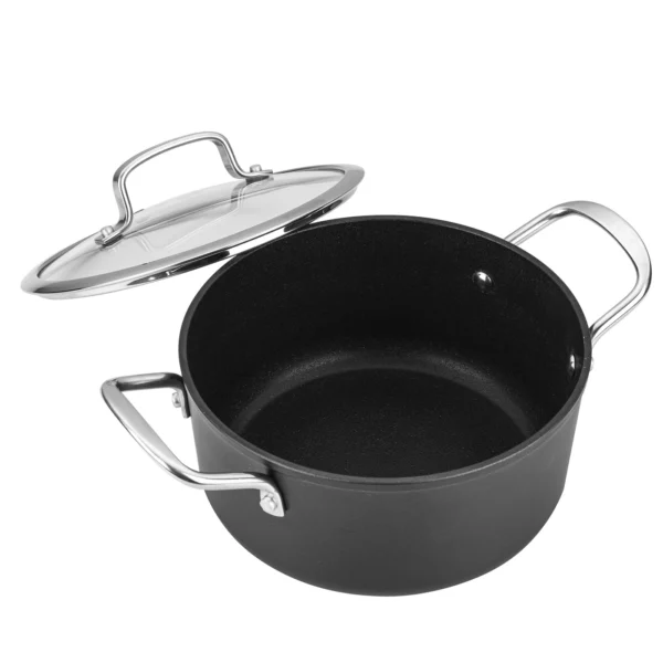 GARNEK ALUMINIOWY STIX 20 CM 2,5 L Z POWŁOKĄ NIEPRZYWIERAJĄCĄ - obrazek 4