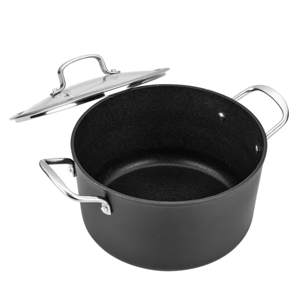 GARNEK ALUMINIOWY STIX 24 CM 4 L Z POWŁOKĄ NIEPRZYWIERAJĄCĄ - obrazek 4