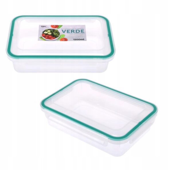 POJEMNIK PLASTIKOWY NA ŻYWNOŚĆ 1200 ML VERDE - obrazek 4