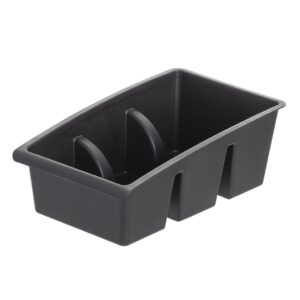 ORGANIZER NA PRZYPRAWY CZARNY Z PRZEGRÓDKAMI