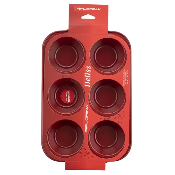 BLACHA DO MUFFINEK DELISS 28,6x17,8x3 CM