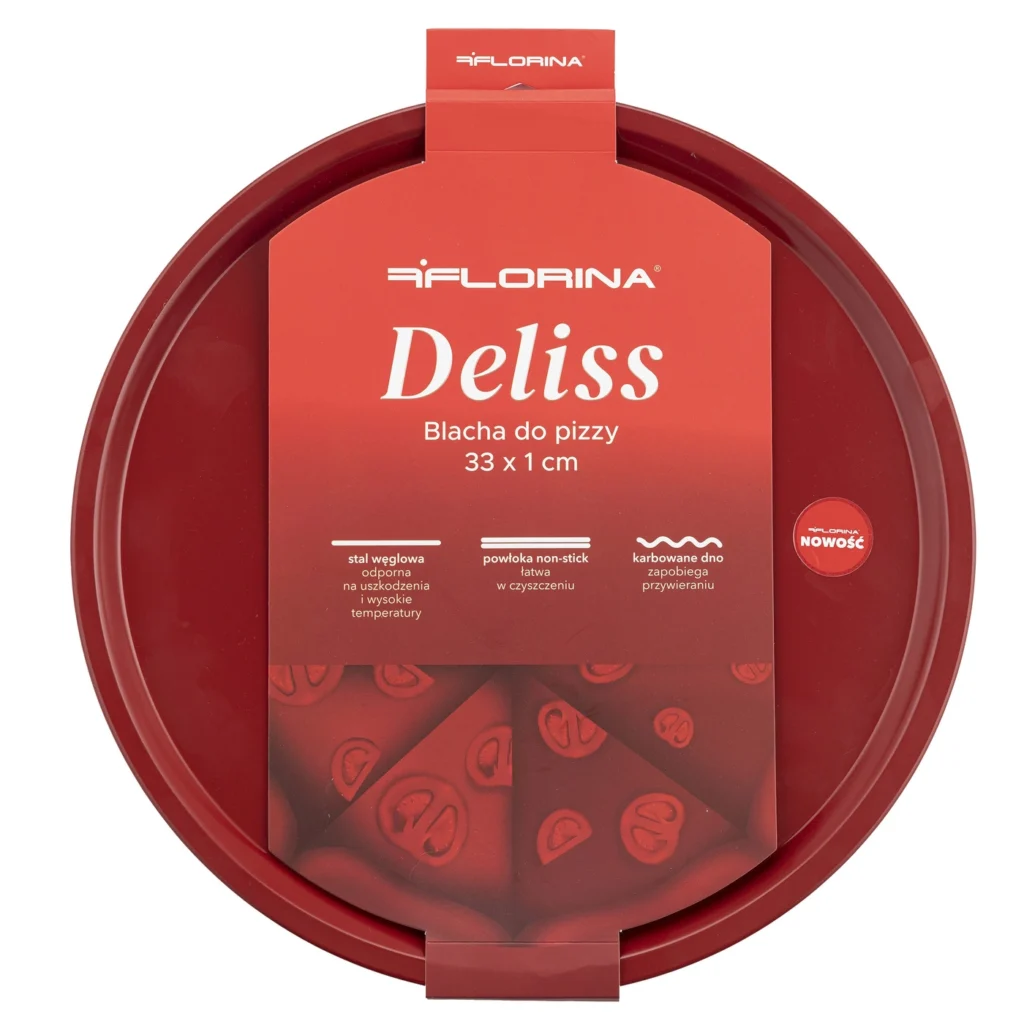 BLACHA DO PIZZY DELISS NIEPRZYWIERAJĄCA 33 CM