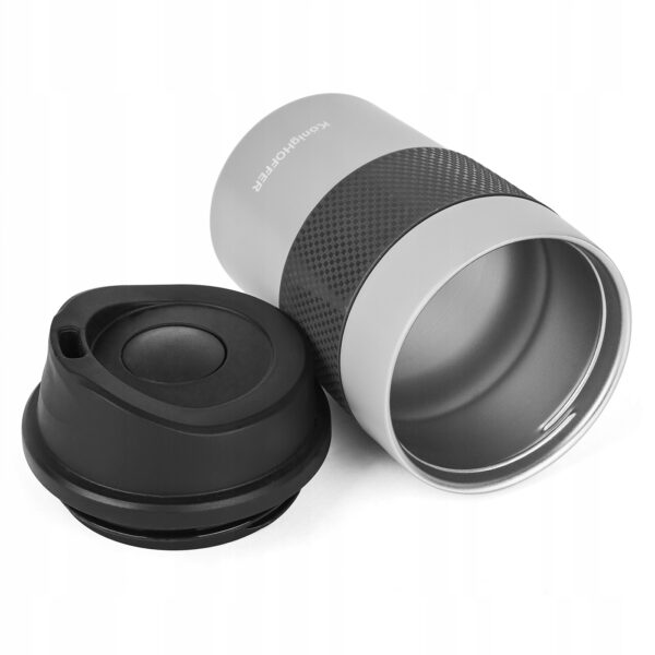 Kubek termiczny Stylowy Konighoffer Elliot z silikonową obwódką 330 ml - obrazek 9