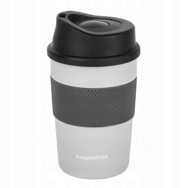 Kubek termiczny Stylowy Konighoffer Elliot z silikonową obwódką 330 ml - obrazek 7