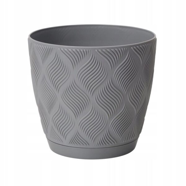 DONICZKA Z PODSTAWKĄ FLOW PETIT 13 CM SZARA