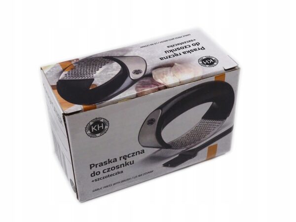 Praska Wyciskacz do czosnku stalowa Konighoffer szczoteczka 10,5x5x7cm - obrazek 7